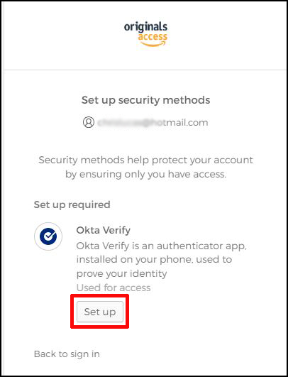 Setup Okta Verify (MFA) for your Originals Access Account (QR Code ...