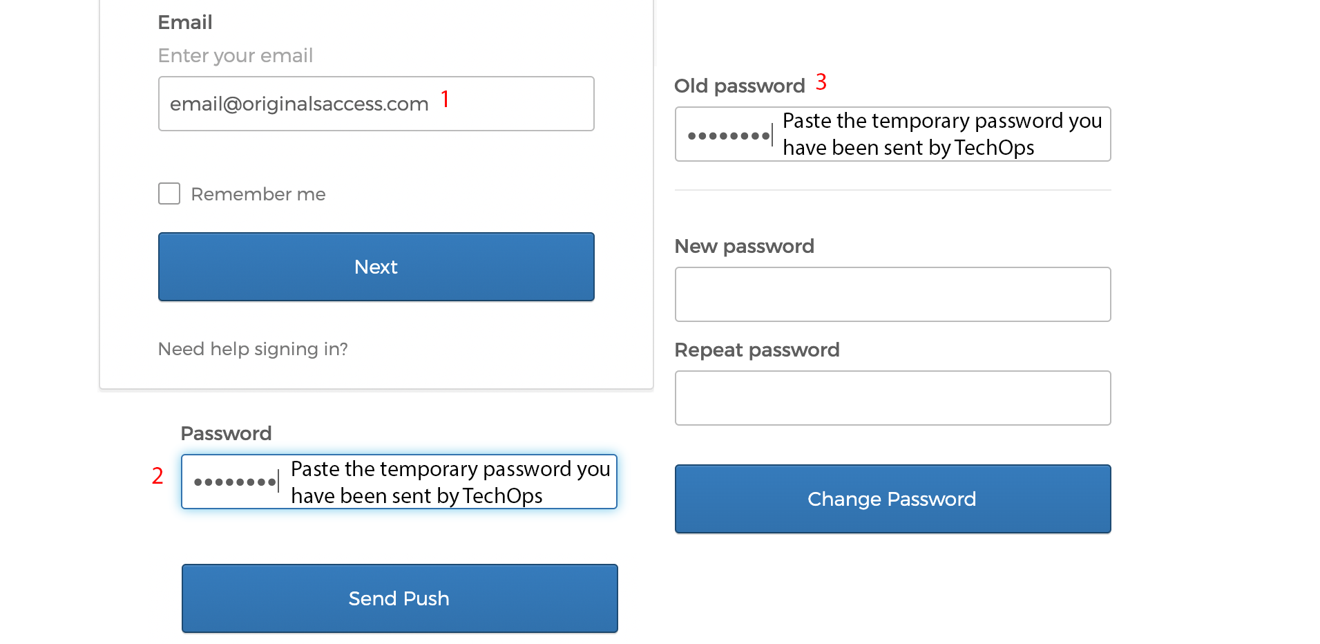 Originals Access Password Reset – Amazon Studios Technology