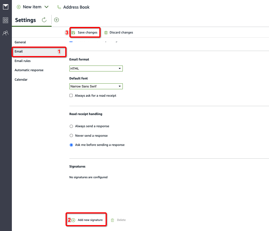 How to setup your email signature Amazon Studios Technology